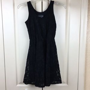 Un Deux Trois Girls Black Dress Size 12